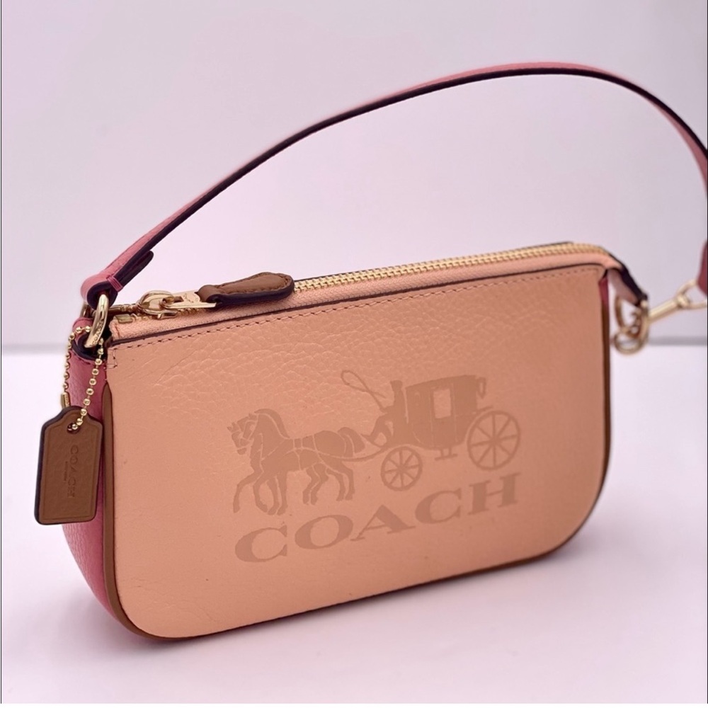 Coach Nolita 19  Wristlet Clutch Wallet Pink - Picture 4 of 10